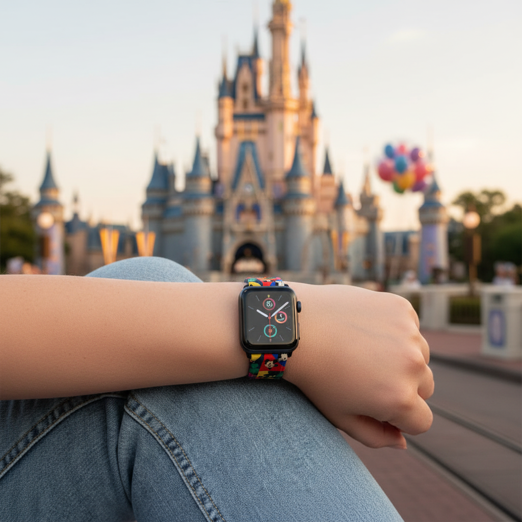 Apple Watch Band - Disney Park Background