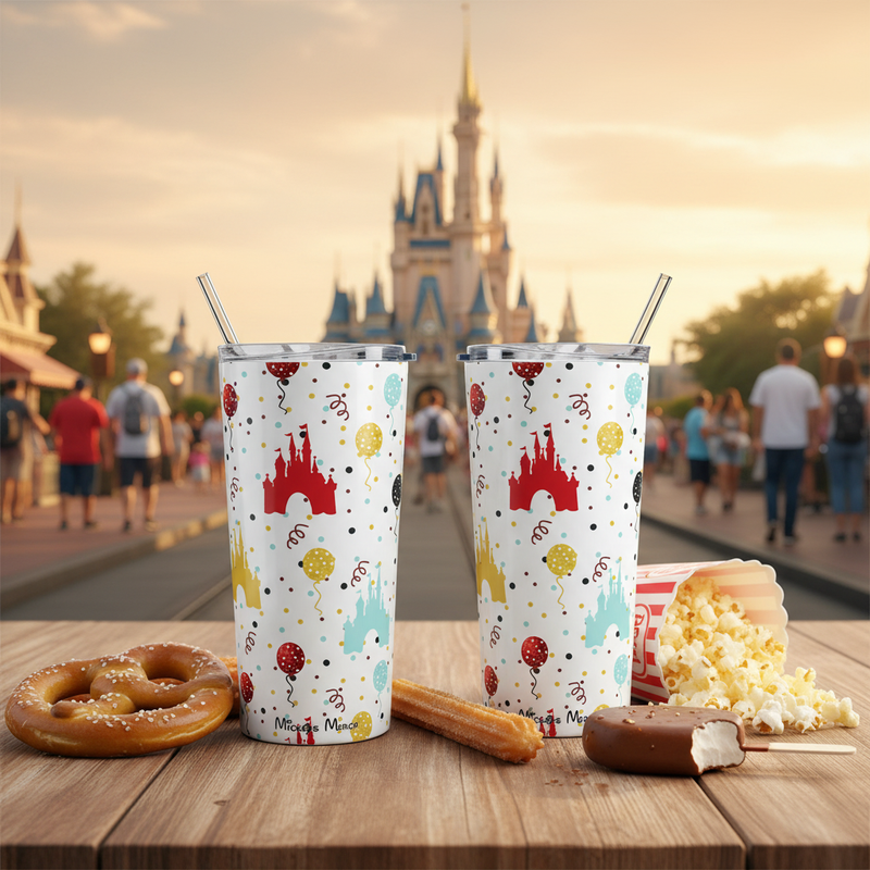 Castle Celebration Tumblers - Magic Kingdom Hero Shot