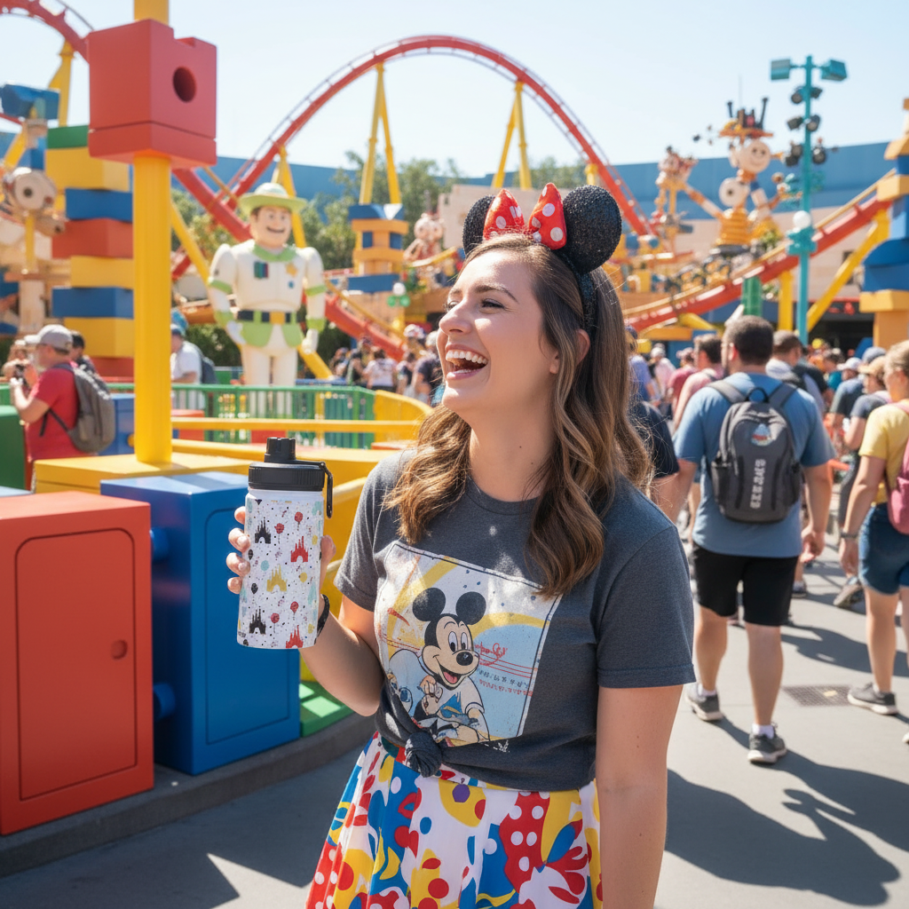 Castle Celebration Water Bottle - Candid Park Guest