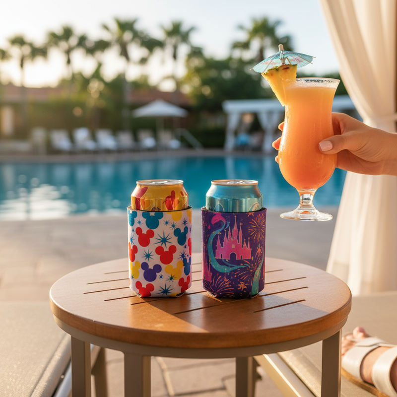 Disney Pool Cabana Can Cooler Hero
