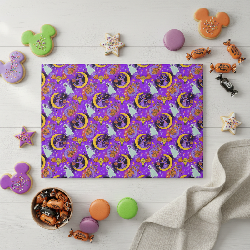 Figment Moon Glass Cutting Board UGC Lifestyle Shot
