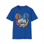 Sensational Six - Donald's Royal Blue Bow Castle Vignette Unisex Graphic Tee