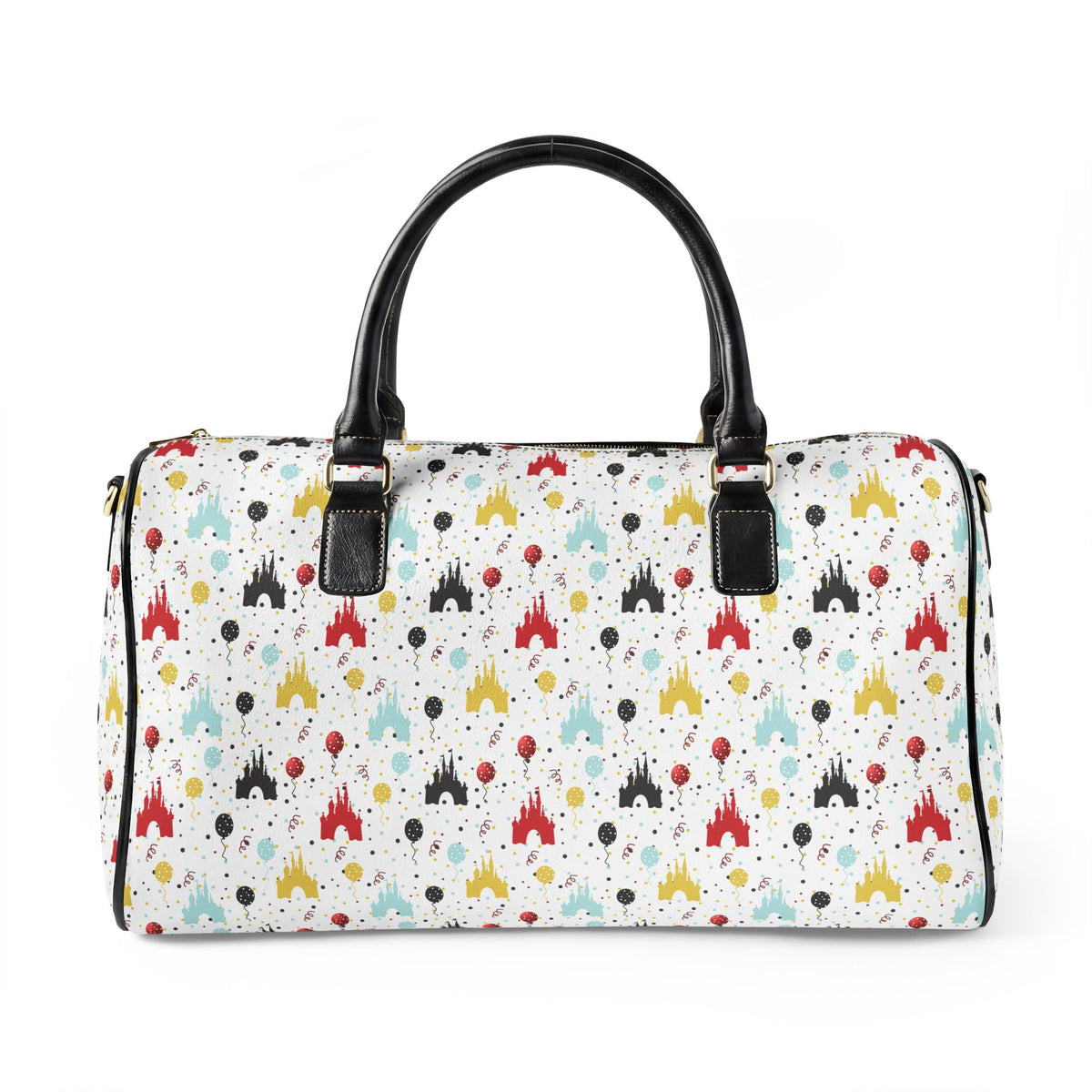 Castle Celebration PU Leather Travel Bag