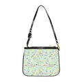 Character Autographs on Green Small Shoulder Bag