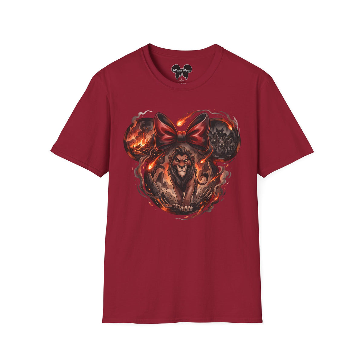 Disney Villains - Scar's Infernal Reign Vignette Unisex Graphic Tee