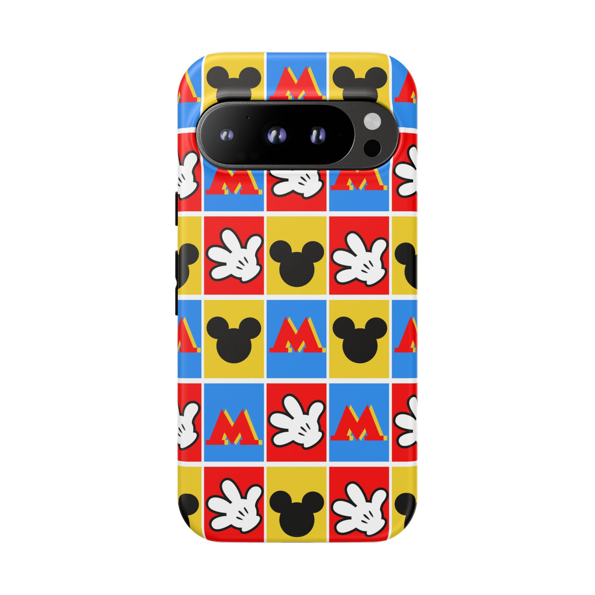 Checkerboard Mickey Hands Resort Ready Cell Phone Tech Case