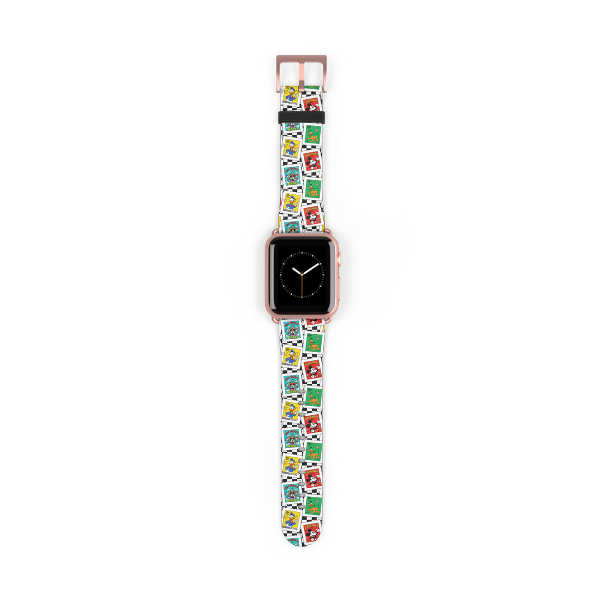 Mickey Stamps Whimsical Watch Band - Apple