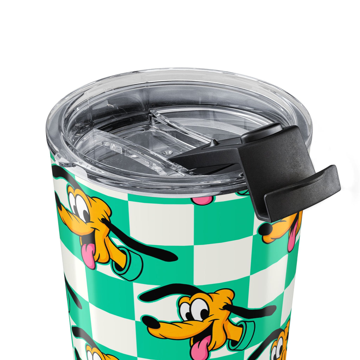 Teal Checkerboard Pluto 20oz Tumbler