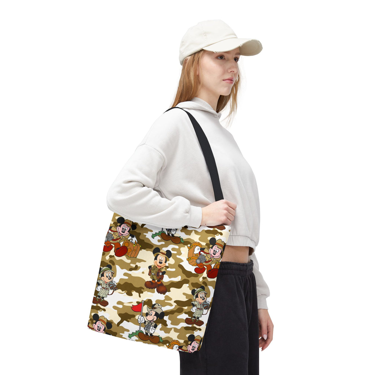 Jungle Camo Mickey Tote Bag