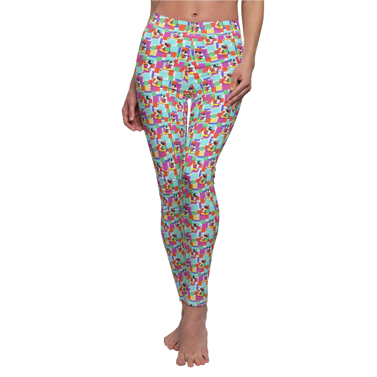 Colorblock Mickey Leggings