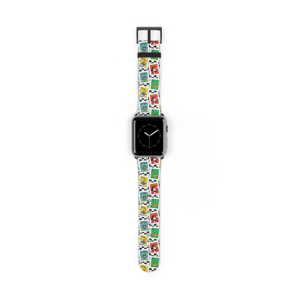 Mickey Stamps Whimsical Watch Band - Apple
