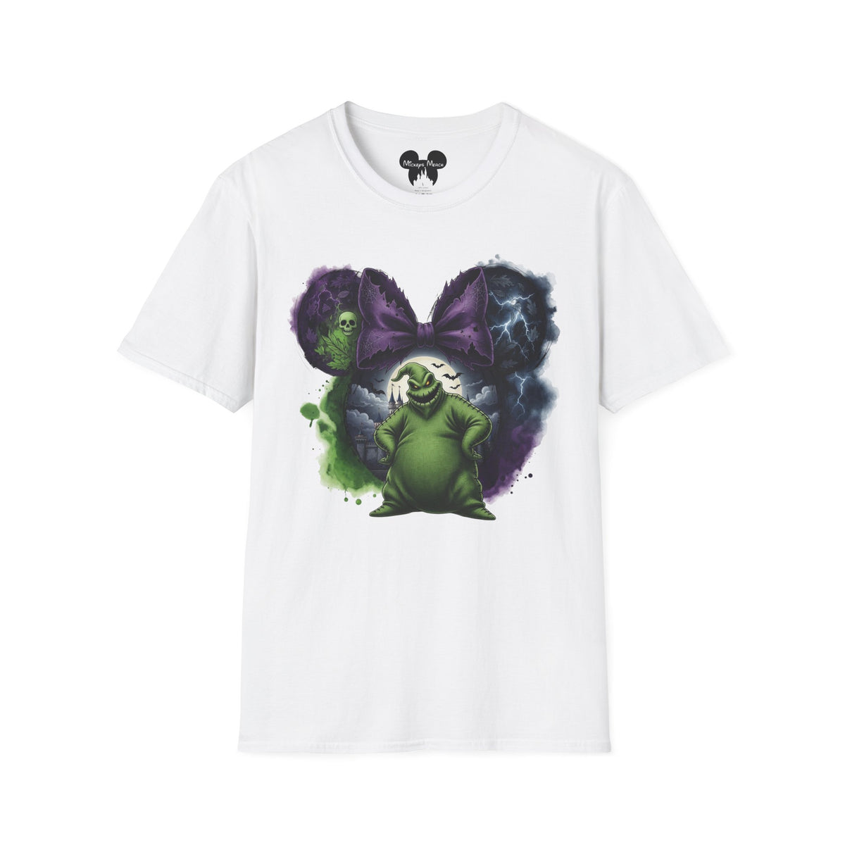 TNBC - Oogie Boogie's Spooky Cobweb Vignette Unisex Graphic Tee