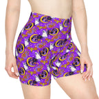 Figment on the Moon Purple Bike Shorts