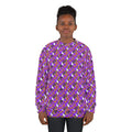 Figment on the Moon Purple Unisex Crewneck Sweatshirt