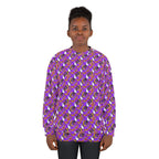 Figment on the Moon Purple Unisex Crewneck Sweatshirt