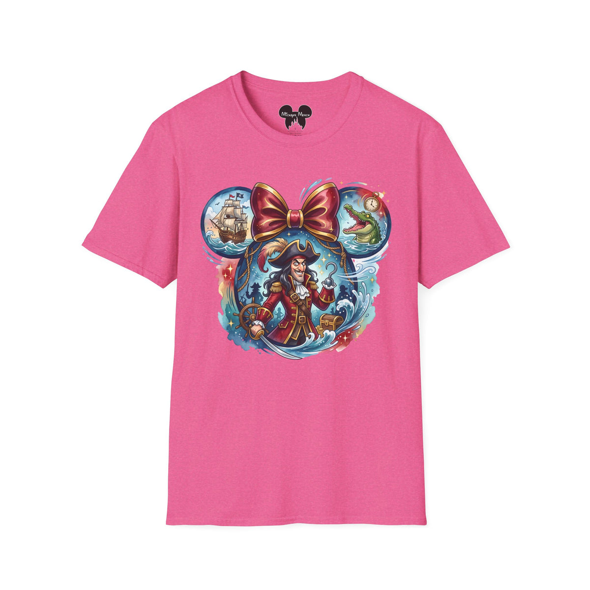 Disney Villains - Captain Hook's Neverland Vignette Unisex Graphic Tee