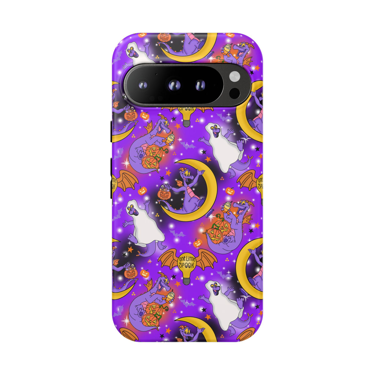 Figment on the Moon Purple Resort Ready Cell Phone Tech Case
