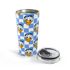 Blue Checkerboard Donald 20oz Tumbler
