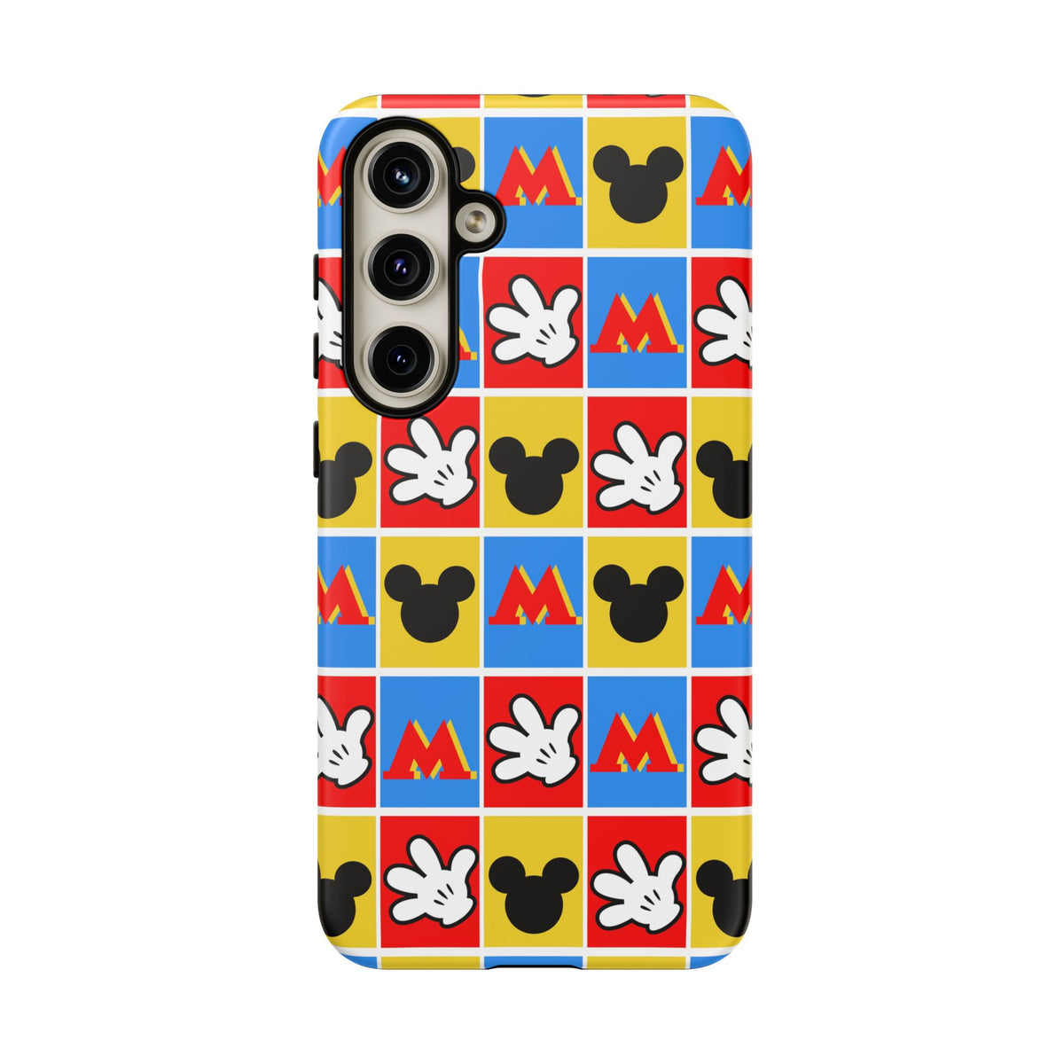 Checkerboard Mickey Hands Resort Ready Cell Phone Tech Case