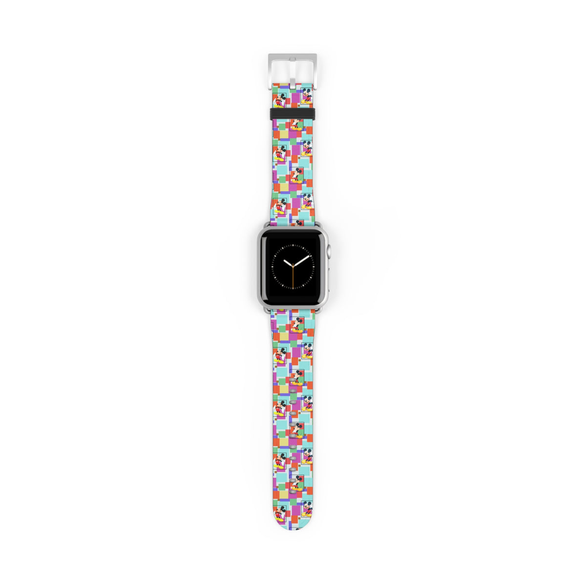 Colorblock Mickey Whimsical Watch Band - Apple