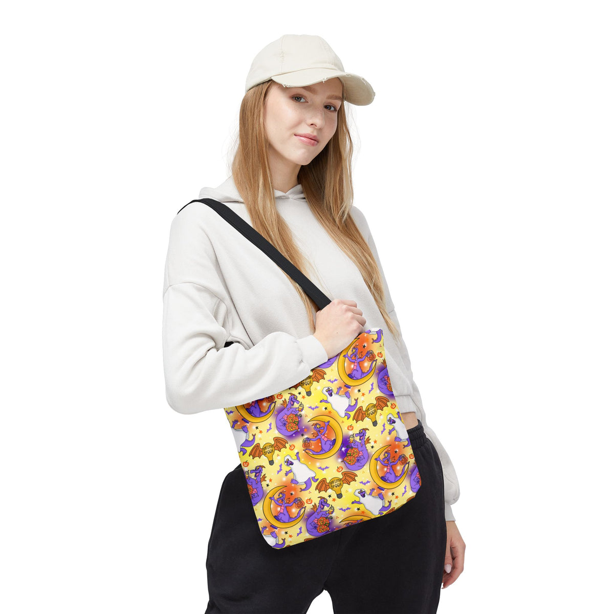 Figment on the Moon Yellow Tote Bag