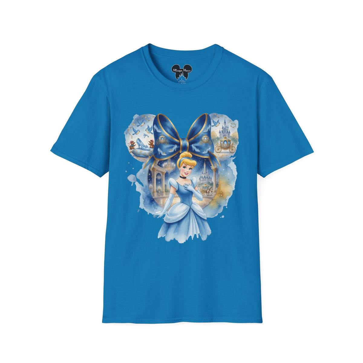 Disney Princess - Cinderella's Midnight Glass Slipper Vignette Unisex Graphic Tee