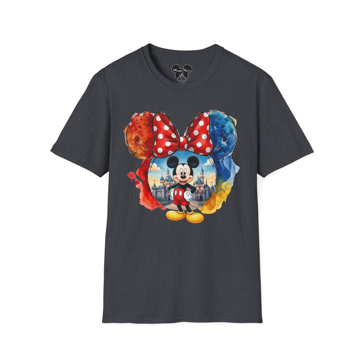 Sensational Six - Mickey's Kingdom of Dreams Watercolor Vignette Unisex Graphic Tee