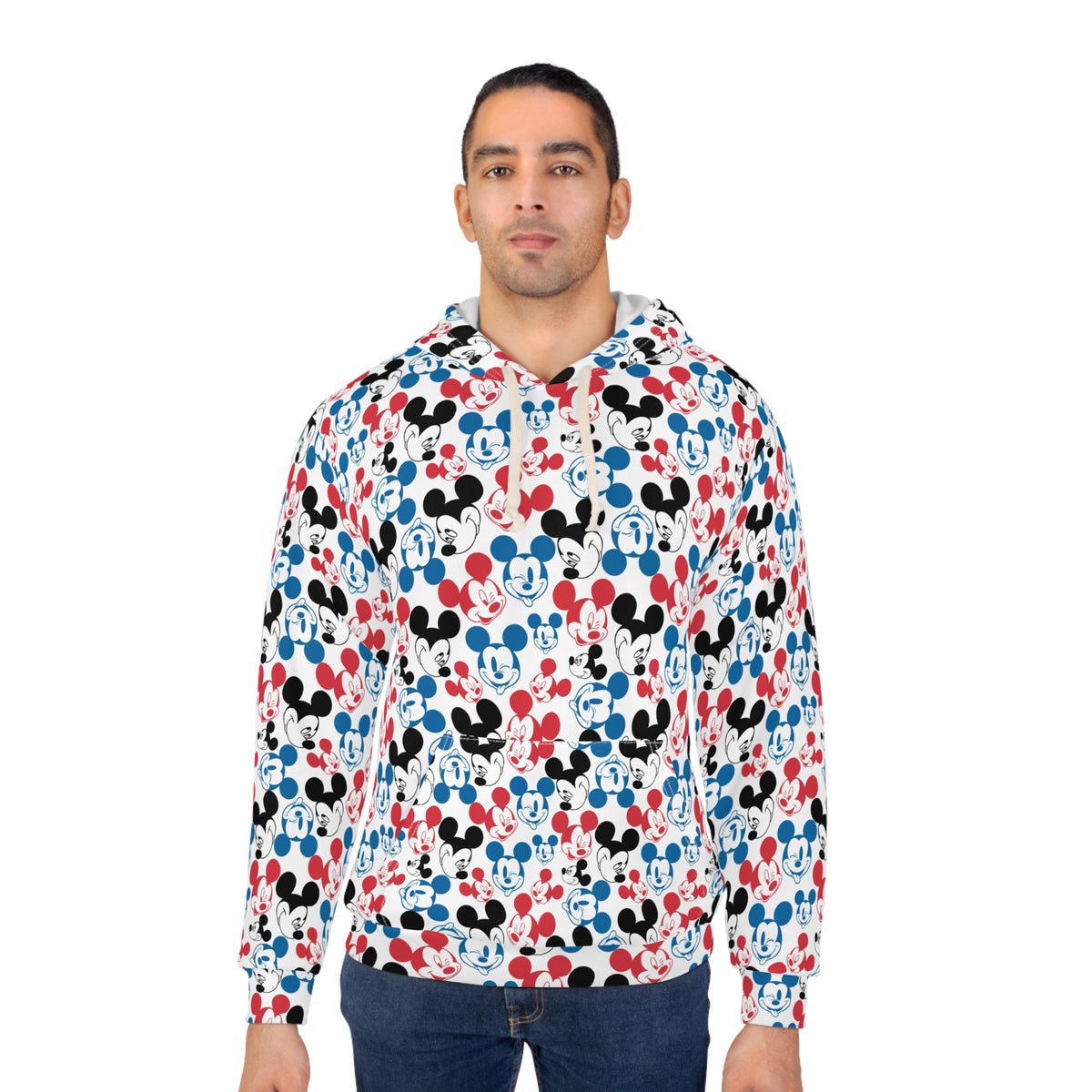 Emoji Mickey Hooded Sweatshirt