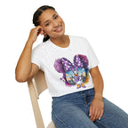 Sensational Six - Daisy's Purple Polka Dot Castle Vignette Unisex Graphic Tee