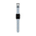 Blue Checkerboard Donald Disney Whimsical Watch Band - Apple