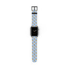 Blue Checkerboard Donald Disney Whimsical Watch Band - Apple