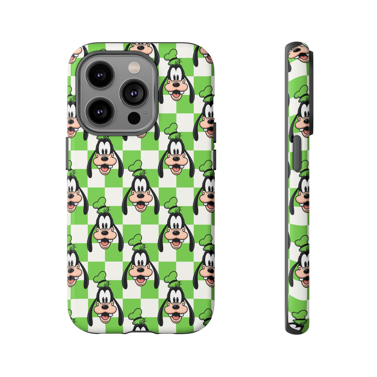 Green Checkerboard Goofy Resort Ready Cell Phone Tech Case