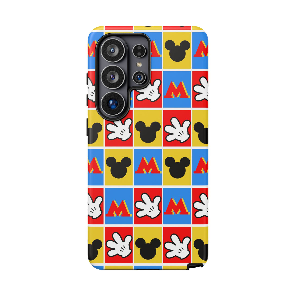 Checkerboard Mickey Hands Resort Ready Cell Phone Tech Case
