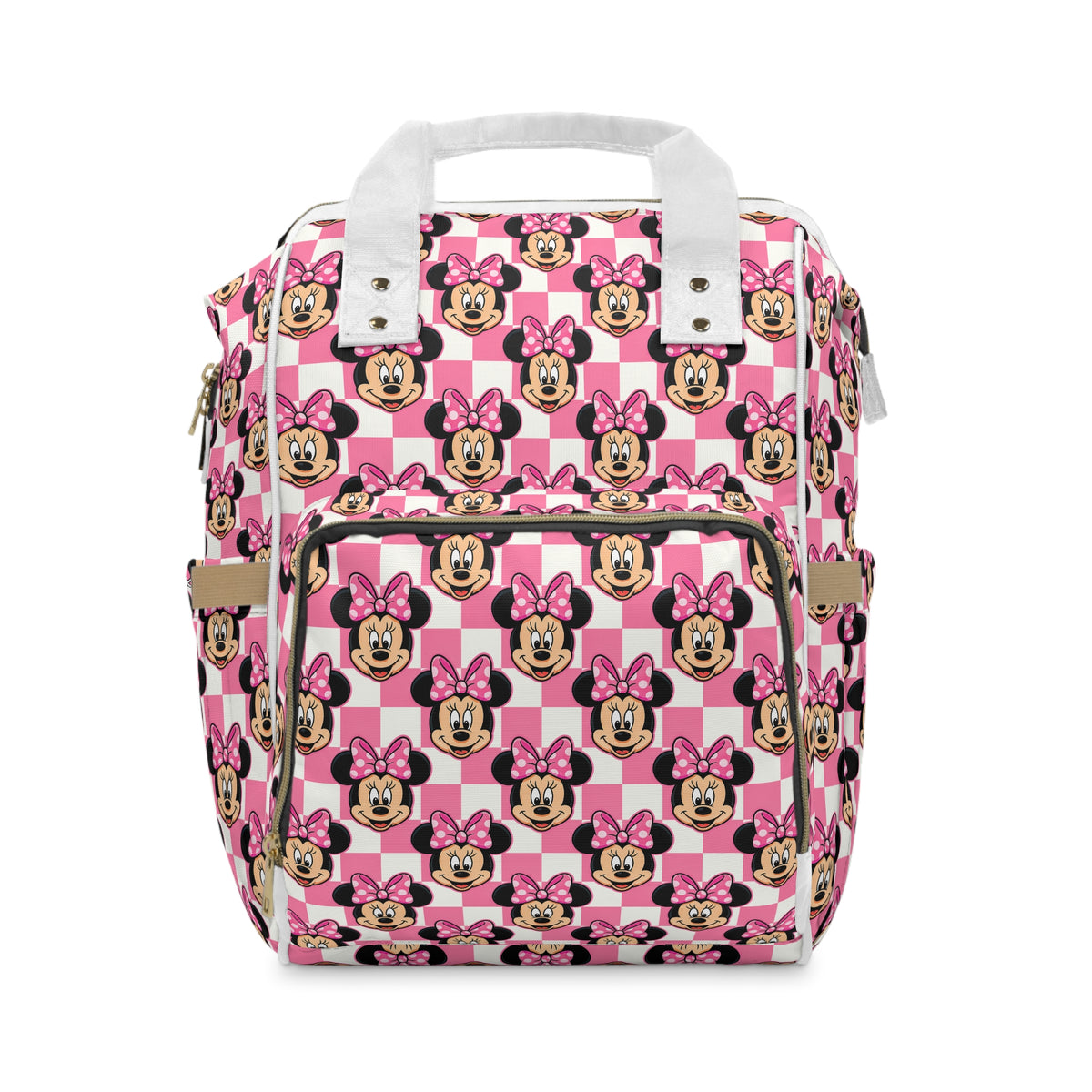 Pink Checkerboard Minnie Magic Maker Diaper Daypack
