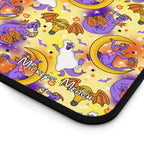 Figment on the Moon Yellow Stateroom Desk Mat