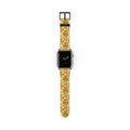 Tangerine Treat Orange Bird Whimsical Watch Band - Apple