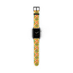 Tangerine Treat Orange Bird Whimsical Watch Band - Apple
