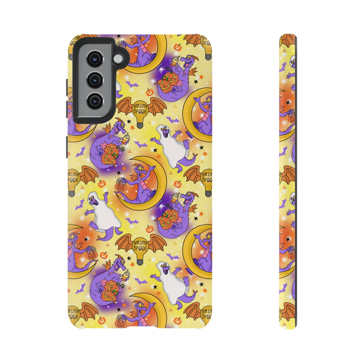 Figment on the Moon Yellow Resort Ready Cell Phone Tech Case