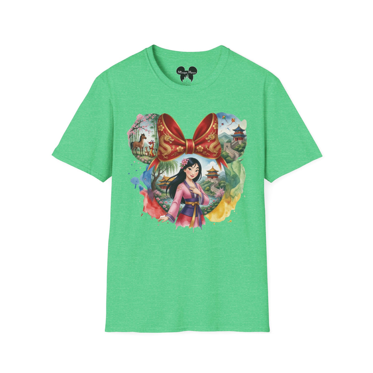 Disney Princess - Mulan's Imperial Blossom Vignette Unisex Graphic Tee