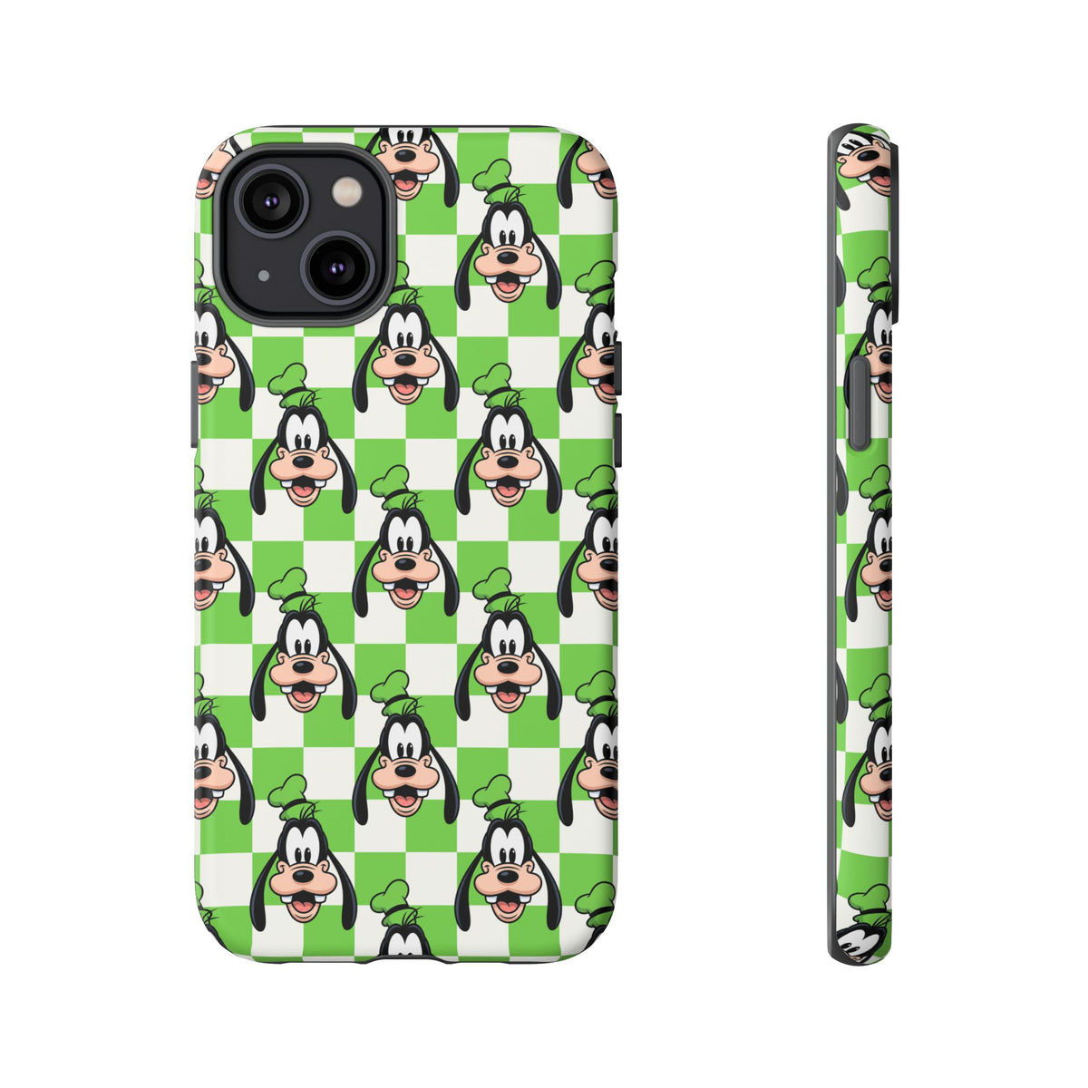 Green Checkerboard Goofy Resort Ready Cell Phone Tech Case