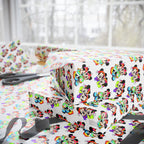 Retro Rainbow Christmas Wrapping Paper Roll