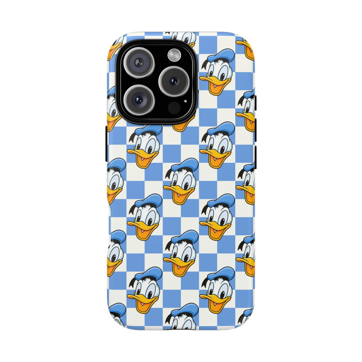Blue Checkerboard Donald Resort Ready Cell Phone Tech Case