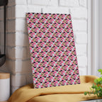Pink Checkerboard Minnie Glass Cutting Board