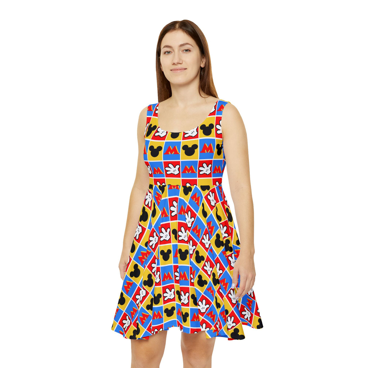 Checkerboard Mickey Hands Sundress