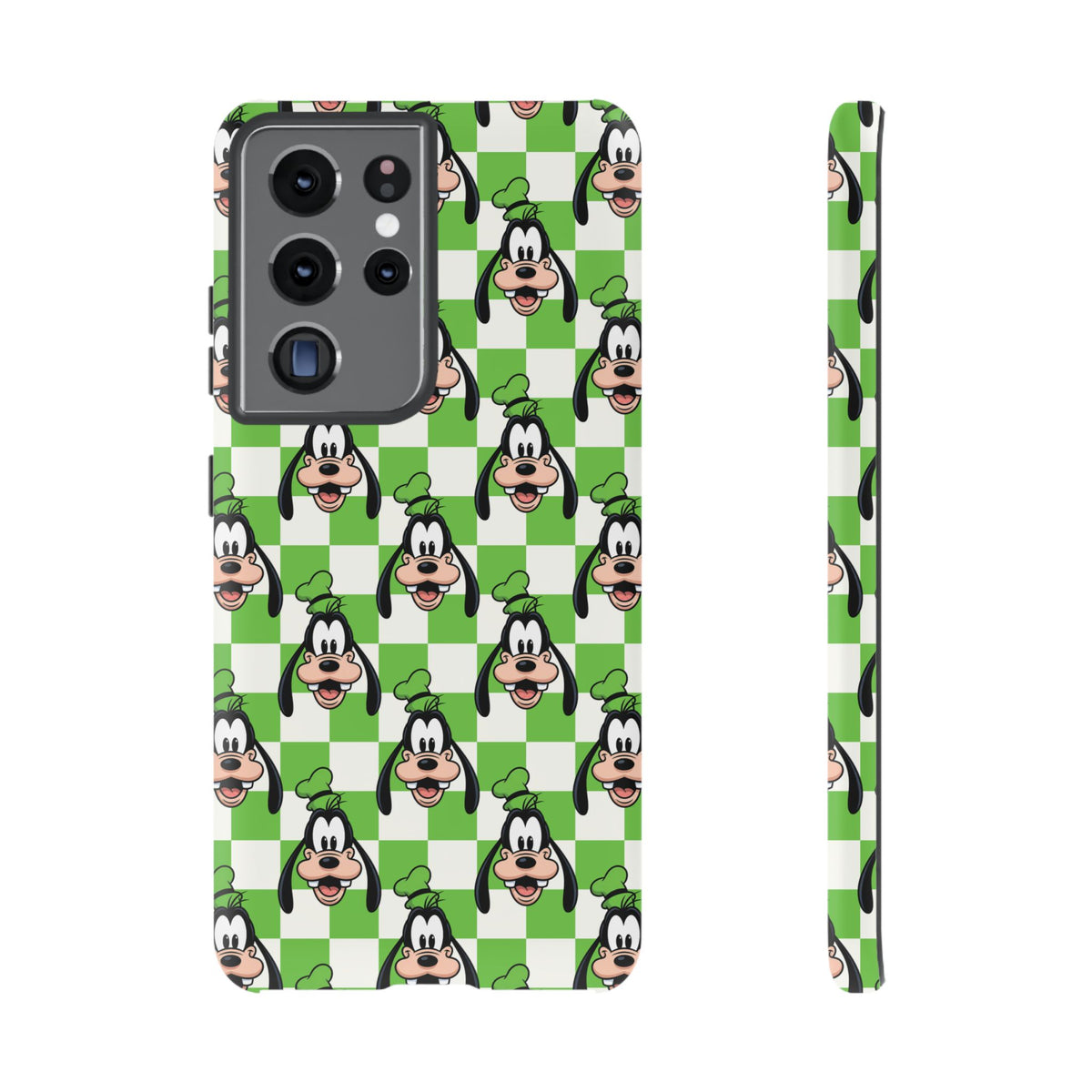 Green Checkerboard Goofy Resort Ready Cell Phone Tech Case