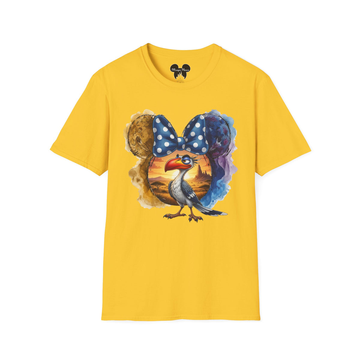 Lion King - Zazu's Pride Lands Vignette Unisex Graphic Tee
