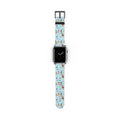 Christmas Candy Cane Wishes Whimsical Watch Band - Apple