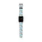 Christmas Candy Cane Wishes Whimsical Watch Band - Apple