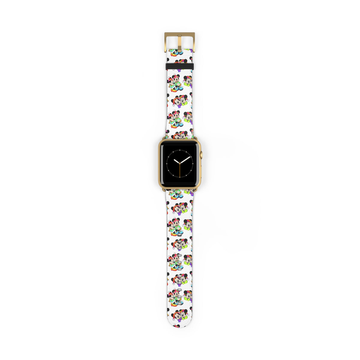 Rainbow Christmas Whimsical Watch Band - Apple