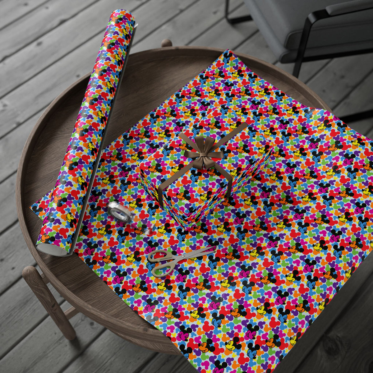 Technicolor Mouse Wrapping Paper Roll